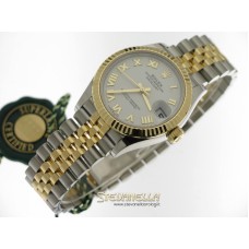 Rolex Datejust 31 ref. 278273 Jubilee acciaio oro giallo 18kt bianco romani nuovo